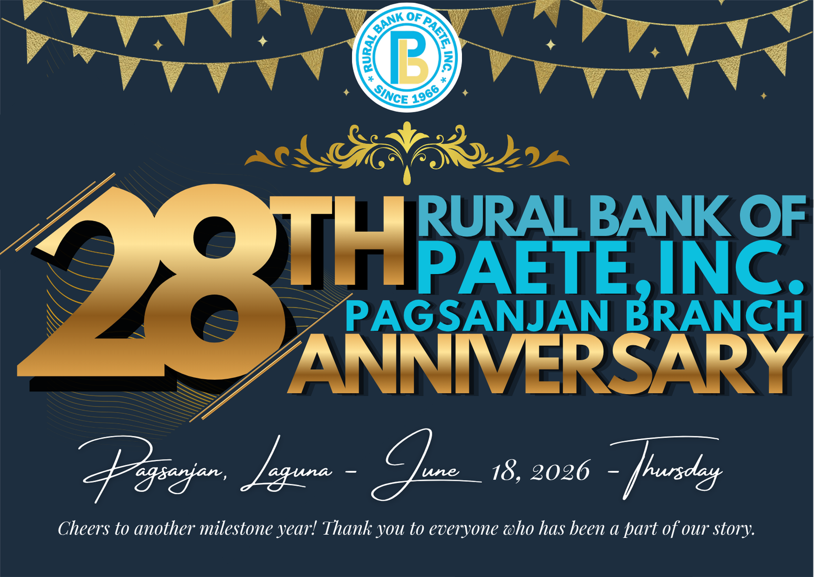 Pagsanjan Branch 28th Anniversary